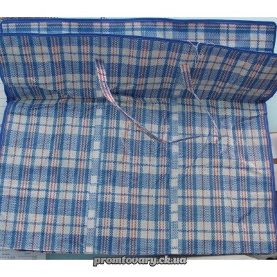 Сумка господ. клітинка з замком ВЕЛИКА 60х70х33 /шт(№6)