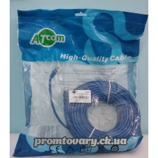 Кабель UTP Patch cord Cat5e 20м Atcom (голуб) 9170