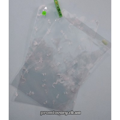 Пакет для подарунків прозорий 350х200 /шт