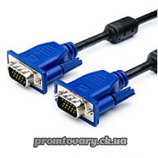 Кабель VGA сигнальний 1,5м Atcom 2ферит. Кабель VGA сигнальний 1,5м Atcom 2ферит.