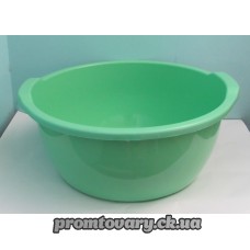 Миска пласм. 12л кольор.з ручк. ЕК /шт