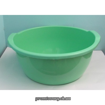 Миска пласм. 12л кольор.з ручк. ЕК /шт