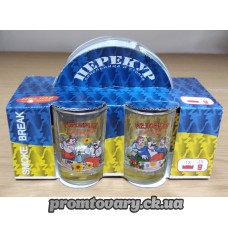 Сервіз горілчаний "Перекур" 2чарок 50мл+попільничка (8221)