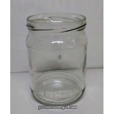 Банка-твіст скло 0.5л (82)