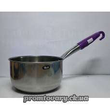 Ковшик нерж. мет. ручка з пласт. D16см /шт