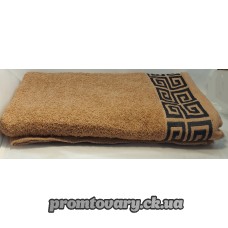 Рушник банний великий Орнамент геометр. махр.680*1280мм /шт