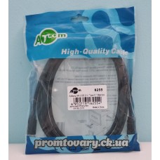 Кабель USB AM/Type-C 1,8м Atcom чорний 6255