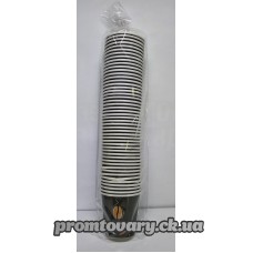 Стакан одн. 50шт х110мл.експрессо паперовий з малюнком /упаковка