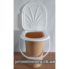 Відро пл. туалет 16л /шт