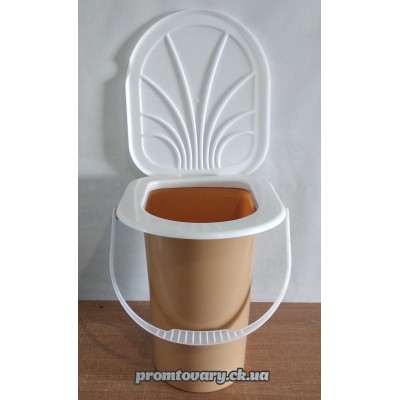 Відро пл. туалет 16л /шт