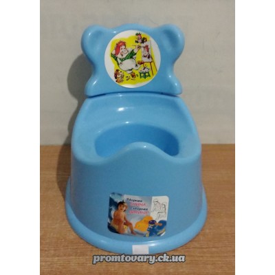 Горщик д/малюків з спинкою /шт