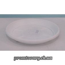 Поддон д/горшка d8см білий тера №12