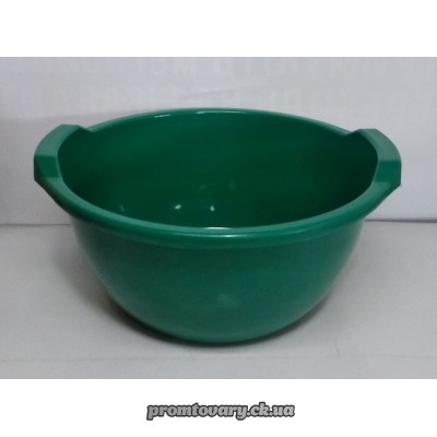 Миска пласм. 5л кольор.з ручк. ЕК /шт