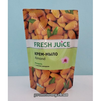 АкціяМило-крем рідке Дой-пак Fresh juice Almond (мигдаль) /460мл