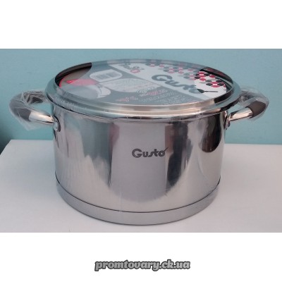 Каструля нерж. Gusto GT-1103-20 D20см 3,6л /шт