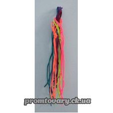 Шнурки тонкий 60см кольоров. асорті /ПАРА
