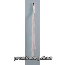 Шнурки плоский 1м білий /ПАРА