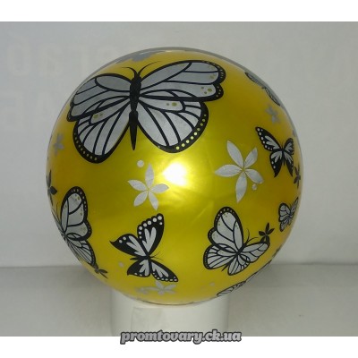 М'ячик резиновий дит. MS 1897 9 дюйм. метелики