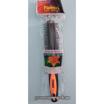 Розч.-щітка кругла д/укладки волосся Flowers 9511-36 /шт