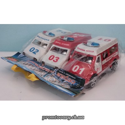 Набір машинок "Супер машина"  арт.731АВС 13,5*6,5*5,5см набір 3шт пакет