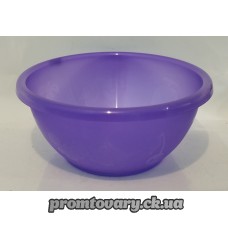 Миска пласм. харч. Полімерагро 2,2л кольор.прозор.фрукти /шт