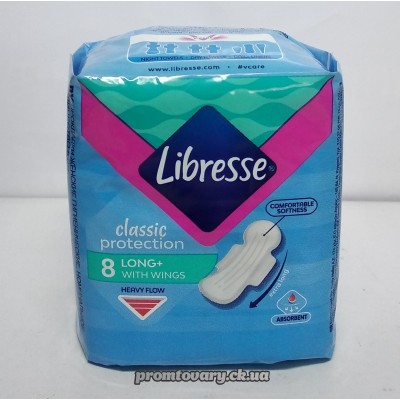АкціяПрокл. Libresse classic prot. long+ soft /8шт5* АкціяПрокл. Libresse classic prot. long+ soft /8шт5*