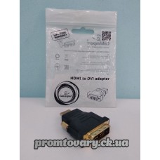 Перехідник HDMI (male) to DVI (male) 24pin A-HDMI-DVI-1 Gembrid