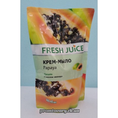 АкціяМило-крем рідке Дой-пак Fresh juice Papaya (папая)/460мл