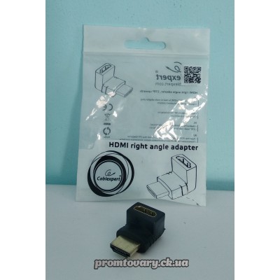 Перехідник HDMI F-> HDMI M мама/папа вугол 270 градусів