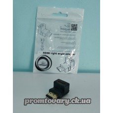 Перехідник HDMI F-> HDMI M мама/папа вугол 90 градусів