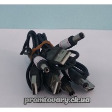 Кабель USB AM/DC 5,5-2,5mm 0,5м