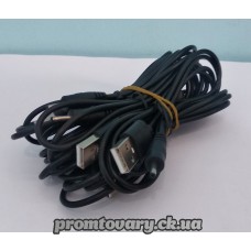 Кабель USB AM/DC 2,5-0,7mm 1м