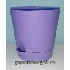 Горшок д/вазон.Фіалка з/підст.d14 h14 1,5л. кольор./шт