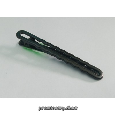 Заколка д/волосся "утка" SVT 7877 сер 8см матові /шт