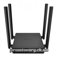 Мереж.маршрутізатор(Router) TP-Link AC1200 Archer C54 Wi-Fi Двухдиапаз. 300Mbps/2,4ГГц+867Mbps/5ГГц 1WAN, 4LAN, гар12міс