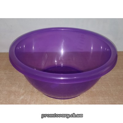 Миска пласм. харч. Полімерагро 2,5л кольор.прозор.з мірк. /шт