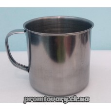Кружка нерж. 400мл. d9см /шт