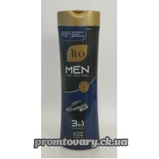 АкціяШамп.Teo Nature 3in1 Men Charcoal д/чол.(волос,лице,тіло) /350мл