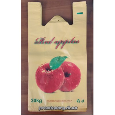 Пакет д/пок. Полі Пак "Яблуко" 30*55/51 50мкм ПОШТУЧНО