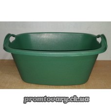 Миска пласм. 20л кольор.з ручк.прямок. /шт