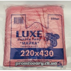Пакет майка Luxe 22х43 /250шт