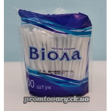 Ватні палички Віола пакет /100шт