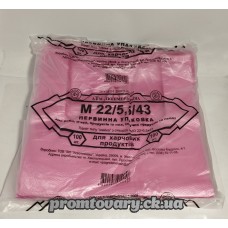 Пакет майка АТМ-полімер 22х43 /100шт