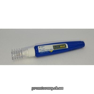 Коректор-ручка Buromax ВМ.1031 мет.шарик /8мл
