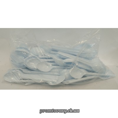 Ложка одн.чайна біла упак 90шт /упаковка