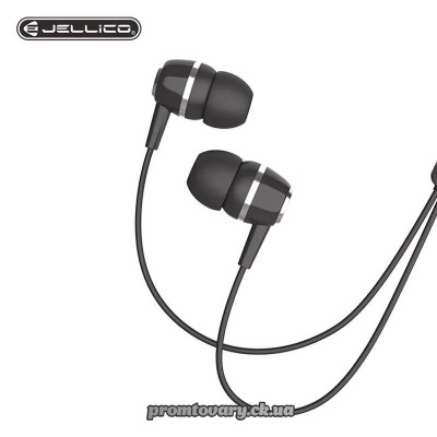 Навуш.вакуумні (гарнітура) Jellico СТ-21 Black штир 3,5mm 