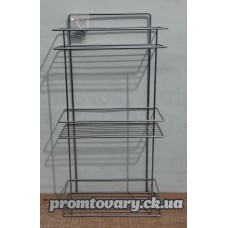 Полка д/ванни та кухні метал пряма 3-х ярусна /шт