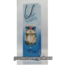 Сумка д/подарунків.вертик. д/бутилки 40*12*10см  /шт 