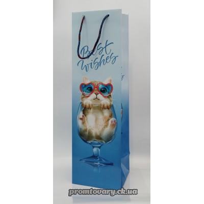 Сумка д/подарунків.вертик. д/бутилки 40*12*10см  /шт 