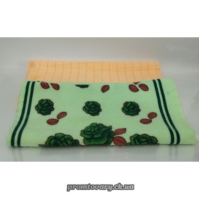 Рушник МФ кухонний малий асорті 250*480мм (салфетка) /шт